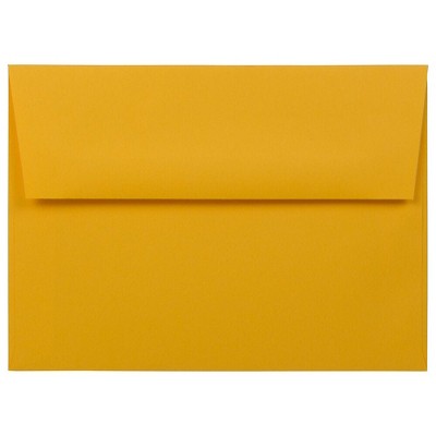 Jam Paper #9 Business Colored Envelopes - 3 7/8 X 8 7/8 - Gold Yellow ...