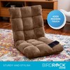 BirdRock Home Adjustable 14-Position Memory Foam Floor Chair - Brown - 4 of 4