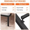 Heavy-duty bed frame with storage space, metal platform base with steel support bars, quiet, easy to assemble, no box spring required - 3 of 4