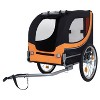 KTMBDW Large Folding Bike Trailer for Dogs–66LB Capacity All-Terrain Pet Carrier, Durable Steel Frame for Cycling, Jogging,Camping, Outdoor Adventures - 2 of 4