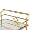 Elspeth 2 Tier Bar Cart - BCT2501A - Gold/Mirror - Safavieh - 4 of 4