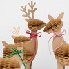 Meri Meri Honeycomb Reindeer Family (Pack of 3) - 4 of 4