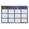 House of Doolittle Recycled Stargazer Laminated Wall Planner 12-Month January 2026 to December 2026 Celestial Artwork White - 3 of 4