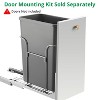 Pull-Out Trash Can with Full Extension Slides, Space-Saving Garbage Can Recycling Bin for Under Kitchen Cabinet, Under Mount Waste Container - 2 of 4
