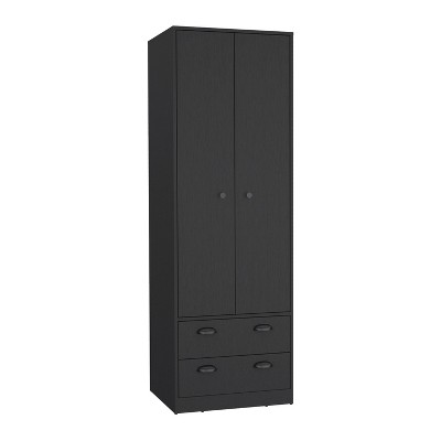 Depot E-Shop Armoire 70"H with 2-Drawers and 2-Doors