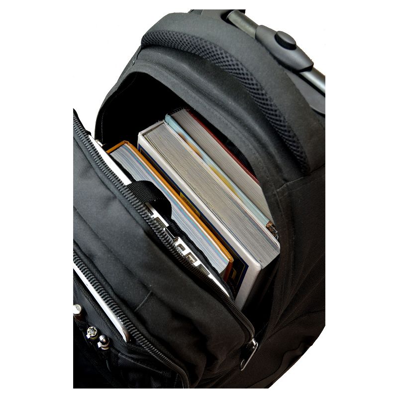 MLB Premium Wheeled Backpack - Black, 5 of 6