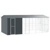 vidaXL Bird Cage Anthracite 422 x 103 x 142 cm Galvanized steel - 2 of 4
