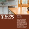 John Boos Butcher Block Kitchen Countertop, 24" x 25" x 1 1/2", Cherry - 4 of 4