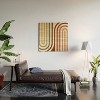 Colour Poems Bold Curvature Stripes I Wood Wall Mural - Society6 - image 2 of 2