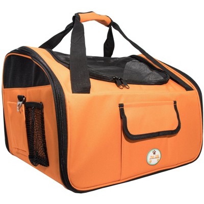 Munora Ultra-Lock Collapsible Safety Travel Wire Pet Car Seat Carrier - 16.2"L x 13.4"W x 12"H