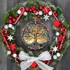 Stained Ceramic Tree of Life Ornament - Christmas Decorations for Office, Room, Home - Holiday Present Ideas - 4 of 4