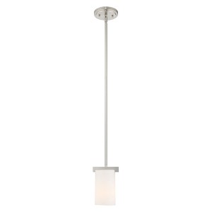 Livex Lighting Astoria 1 - Light Pendant in  Brushed Nickel - 1 of 1