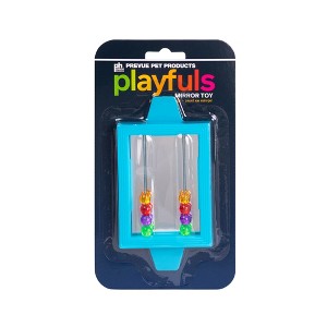 Prevue Pet Products Playfuls Physical & Mental Clip-on Mirror w/Beads Bird Toy 60423 - 1 of 2