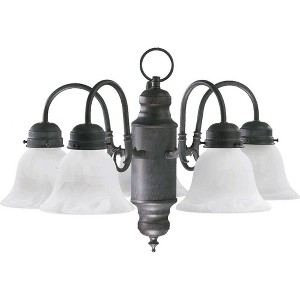 Quorum Lighting 5 - Light Pendant in  Toasted Sienna - 1 of 1