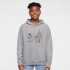The Juniper Shop Deer Snowman Scene Youth Graphic Hoodie - 2 of 3