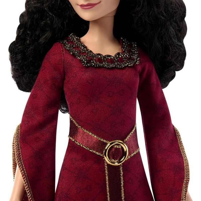 Mattel Disney Villains Mother Gothel Fashion Doll with Removable Outfit and Basket & Flower Accessories, 5 of 8