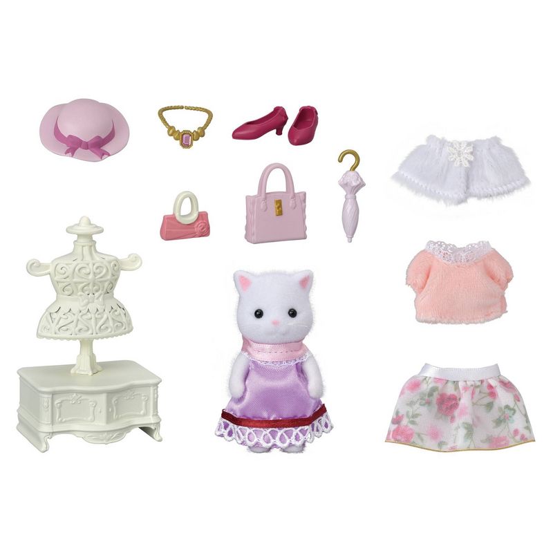 Calico Critters Persian Cat Fashion Playset, 1 of 6