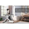 49.6" Electric Pet Grooming Table With Double Arms & Ring Heavy Duty Electric Grooming Table, Height Adjustable From 8 Up To 36inch For Dogs & Cats - 2 of 4