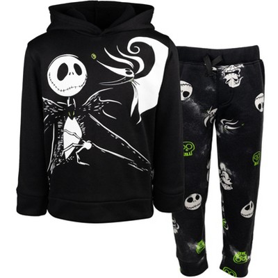 Sudadera Negra Infantil De Totoro Crossover Jack Skellington