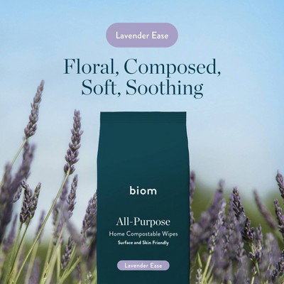 Biom Plant Based Refillable All Purpose Wipes Variety - 3pk/180ct