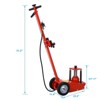 Garvee 22Ton Heavy Duty Hydraulic Floor Jack, Extended 46" Handle, 8'' Wheels, Piston Plungers Air-Operated Axle Bottle Jack with Extension Kit red - 2 of 4