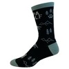 Crazy Dog T-Shirts Men's Papa Wolf Socks Funny Fathers Day Howl Forest Camping Graphic Novelty Footwear - 3 of 4