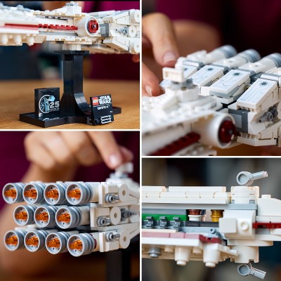 LEGO Star Wars Tantive IV Build and Display Starship Vehicle Model 75376_2