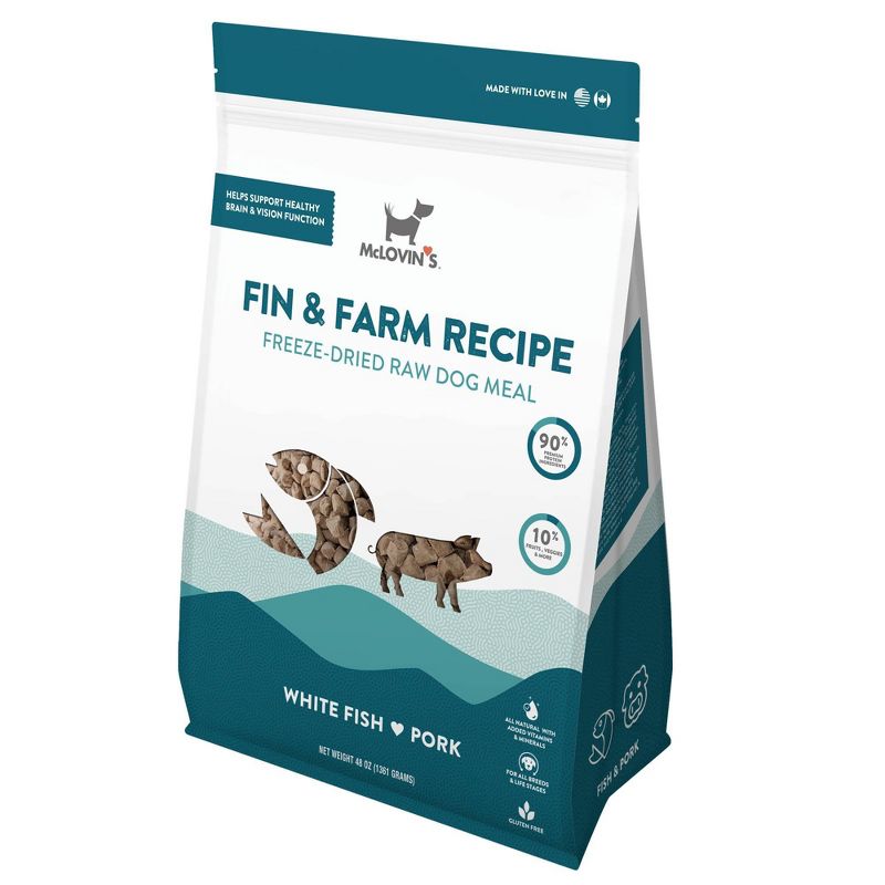 McLovin's Freeze Dried Dry Dog Food with Fish and Farm Recipe, 4 of 6