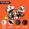 Joyfy 6 FT Long Halloween Inflatables Outdoor Decorations, Inflatable Skeleton Unicorn and Dinosaur with Pumpkin for Party Yard Garden Lawn Decoration - 4 of 4