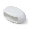 Okak Oval Coffee Table for Living Room, Modern Sturdy Fiberglass Center Table Industrial Side Tables for Small Space Home Office Gardern - 2 of 4