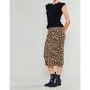 Women's Leopard Print Midi Skirt - current air - 3 of 4