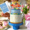 FreshCut Paper 12" Confetti Birthday Cake 3D Pop Up Greeting Card and Envelope - 2 of 4