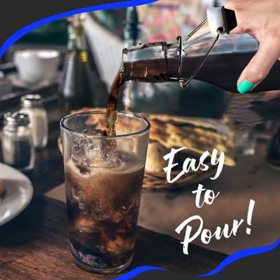 Glass Bottle Nevlers 8.5oz Airtight S With Swing Top Stoppers - Pack Of 6 For Drinks Swing Top Glass Bottles