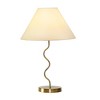 Brightech Squiggle Mid-Century (Includes LED Light Bulb) Table Lamp Antiqued Brass - 3 of 4