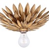 Crystorama Lighting Broche 1 - Light Flush Mount in  Antique Gold - 3 of 4