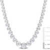 EVERLY JEWELRY | Sterling Silver 4 5/8 CT DEW Created White Moissanite Necklace, 17-inch - 2 of 4