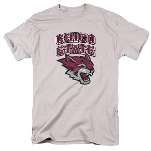 Men's California State University Chico Official Stacked T-Shirt - 1 of 4