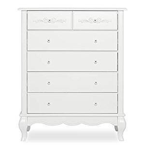 Evolur Aurora 6 Drawer Tall Chest Winter Frost Target