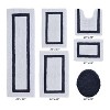 Hotel Bath Rug 100% Premium Cotton Tufted Weave Two Tone Reversible 6 Piece Bathroom Rug Set, Super Soft & Water Absorbent, Machine Washable Bathmat - 2 of 4