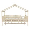 Whisen Modern Style Twin Size Wooden House Bed with Twin Size Trundle - 4 of 4