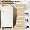 Whisen 30 in. Bathroom Storage Cabinet Bathroom Vanity with 2 Soft Closing Doors and Drawer, Powerful Storage Function - 4 of 4