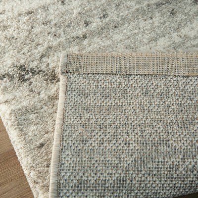 Sienna Moroccan Diamond 2'2" x 7' Runner Rug in Grey