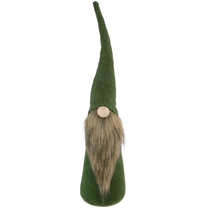 Northlight 19" Forest Green Christmas Gnome Tabletop Decoration, 1 of 8