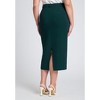 ELOQUII Women's Plus Size The 365 Semi Stretch Midi Column Skirt - 3 of 4