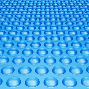 VEVOR Solar Pool Cover, Φ10 ft Round Solar Blanket for Pools, Inground Above Ground Swimming Pool Solar Cover, 15 mil Solar Covers Blue - 1 of 4