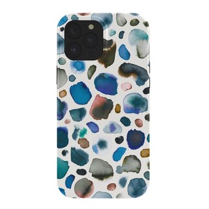 Ninola Design Watercolor Stains Blue GoldSnap iPhone Case - Society6 - 1 of 1