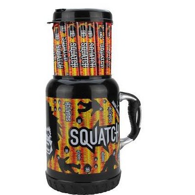 Northlight 60ct Squatch Jerky Sticks and Giant Travel Mug with Straw 1 oz. each