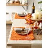DII Quilted Farmhouse Placemat Set, Pumpkin Spice, 13x18" - 2 of 4