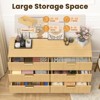 Belord 6 Drawer Double Dresser for Bedroom, Modern Wooden Dresser Chest with Golden Handles for Living Room and Entryway - 2 of 4