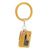MKF Collection Jordyn Vegan Leather Bracelet Keychain with a Credit Card Holder by Mia K - 2 of 4